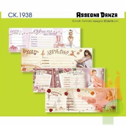 ASSEGNI DANZA 15PZ