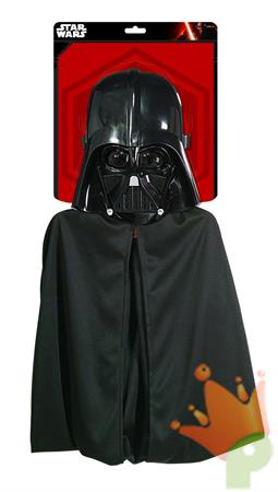 COSTUME MANTELLO + MASCHERA DARTH VADER TG. UNICA