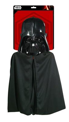 COSTUME MANTELLO + MASCHERA DARTH VADER TG. UNICA