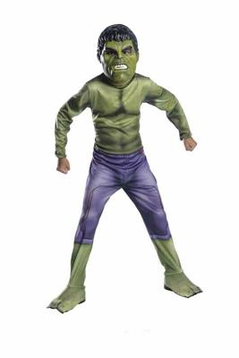 COSTUME HULK CON GUANTI TG. 8-10 ANNI