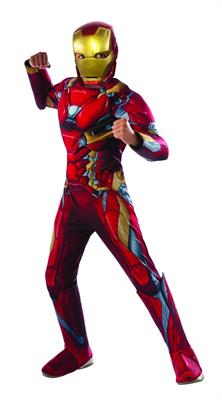 COSTUME IRON MAN CIVIL WAR DELUXE TG. 8-10 ANNI