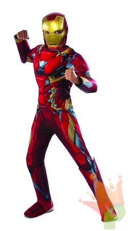 COSTUME IRON MAN CIVIL WAR DELUXE TG. 3-4 ANNI