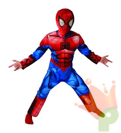 COSTUME SPIDERMAN ULTIMATE DELUXE TG. 7-8 ANNI