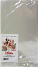 BUSTE NEUTRE TRASPARENTI CRISTAL 25X40CM PER ALIMENTI 100PZ