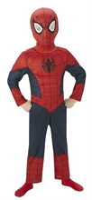 COSTUME SPIDERMAN ULTIMATE CON MUSCOLI TG. 3-4 ANNI C7