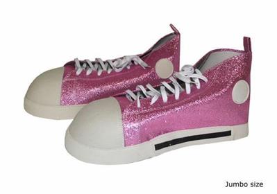 SCARPE SNEAKERS ROSA GLITTERATE