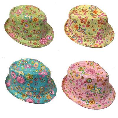 CAPPELLO BORSALINO PAIETTE A FIORI COL ASS