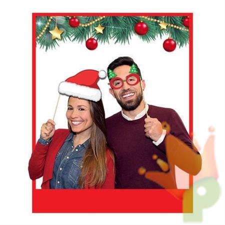 PHOTO BOOTH 20CM BUON NATALE 8PZ