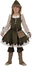 COSTUME FOREST ROBIN BAMBINA 5-6 ANNI