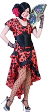 COSTUME FLAMENCO SPAGNOLA ADULTA TAGLIA 36 38