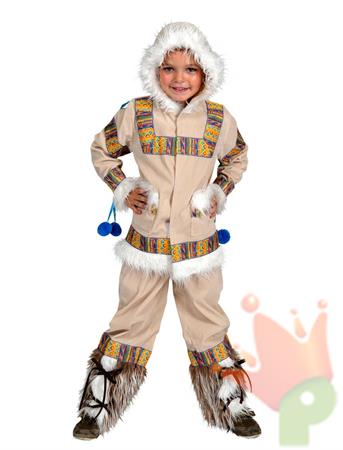 COSTUME ESKIMESE BAMBINO 9-10 ANNI