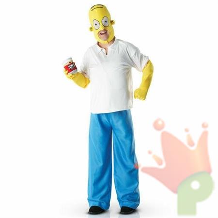 COSTUME HOMER SIMPSON DELUXE ADULTO  TAGLIA XL