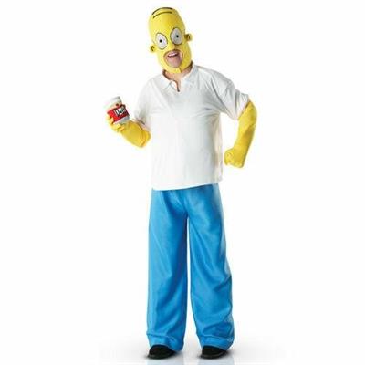 COSTUME HOMER SIMPSON DELUXE ADULTO  TAGLIA XL