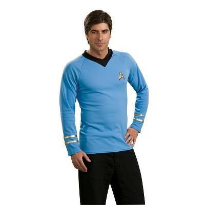 COSTUME CAMICIA SPOCK STAR TREK CLASSIC DELUXE ADULTO TAGLIA L