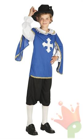 COSTUME MOSCHETTIERE BAMBINO 7-9 ANNI