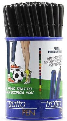 PENNA FILA TRATTO METAL LOOK PEN NERO