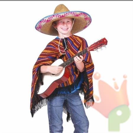 COSTUME PONCHO DIEGO BAMBINO 5-6 ANNI