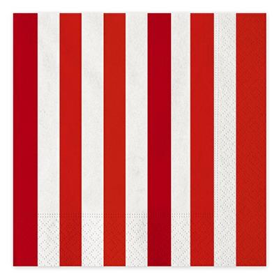 TOVAGLIOLI 33X33 STRIPES ROSSO 16PZ