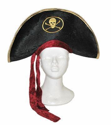 CAPPELLO PIRATA CON TESCHIO