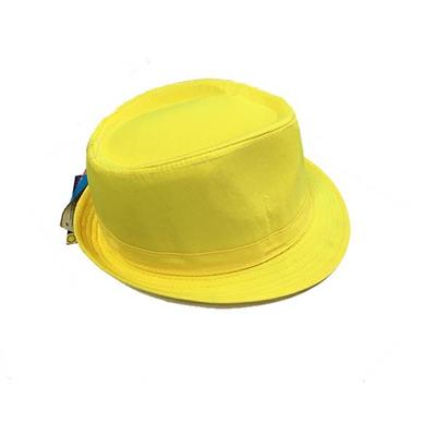 CAPPELLO BORSALINO GIALLO FLUO