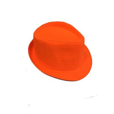 CAPPELLO BORSALINO ARANCIO FLUO