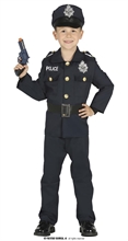 COSTUME POLIZIOTTO BAMBINO 5-6 ANNI