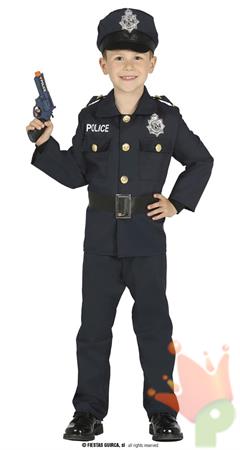 COSTUME POLIZIOTTO BAMBINO 7-9 ANNI