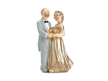 CAKE TOPPER NOZZE ORO 12CM