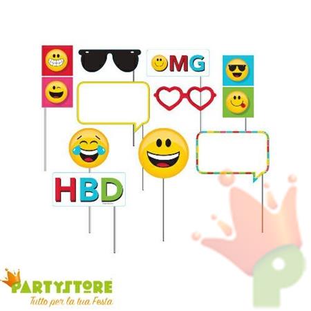 PHOTO PROPS EMOJI 10PZ