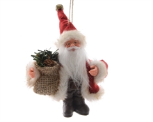 felt Santa with bag w hanger BABBO NATALE CM 13