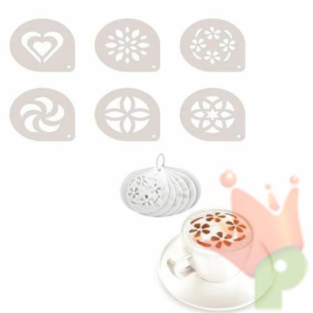 DISCHI DECORATIVI PER CAPPUCCINO 6PZ