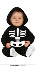 COSTUME SCHELETRO BAMBINO TG. 12-18 MESI