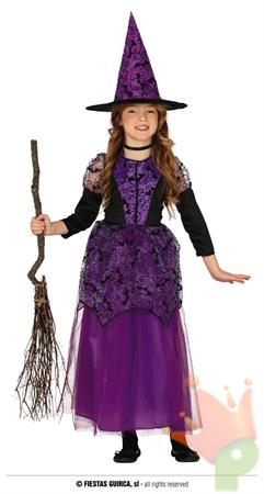 COSTUME STREGHETTA VIOLA BAMBINA 7-9 ANNI