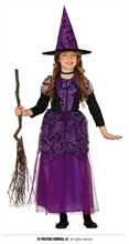 COSTUME STREGHETTA VIOLA BAMBINA 7-9 ANNI