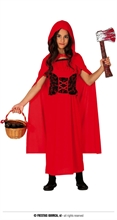 COSTUME CAPPUCCETTO ROSSO TG. 5-6 ANNI