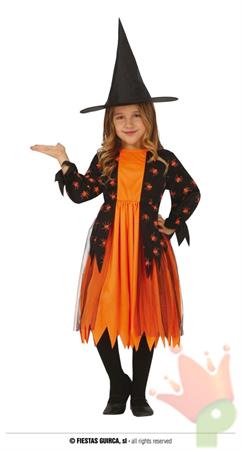 COSTUME STREGA SPIDER WITCH 7 - 9 ANNI