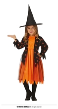 COSTUME STREGA SPIDER WITCH 7 - 9 ANNI