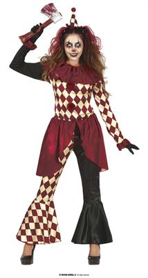 COSTUME CLOWN HORROR DONNA 38 - 40