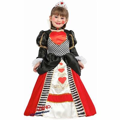 COSTUME REGINA DI CUORI BABY COD 53155 TG 4-