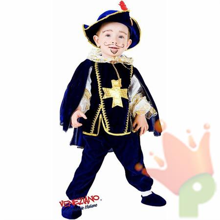 COSTUME PICCOLO MOSCHETTIERE TG 0-1-2-3