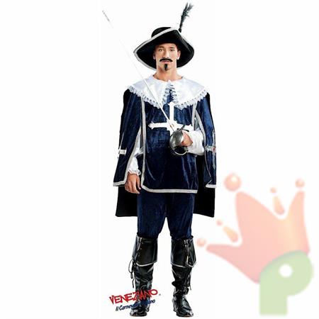 COSTUME D'ARTAGNAN TG. S-M-L