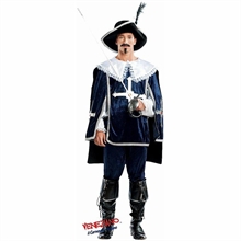 COSTUME D'ARTAGNAN TG. S-M-L