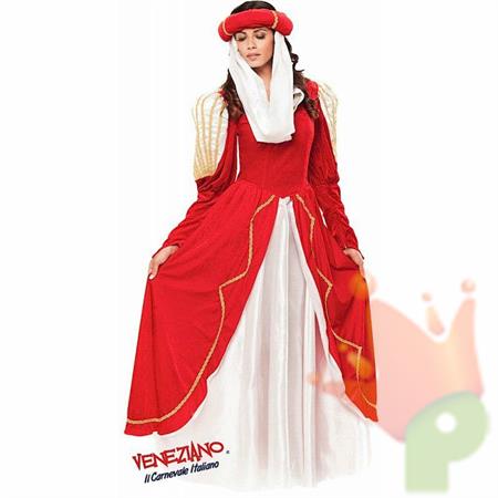 COSTUME DAMA MEDIEVALE TG. S