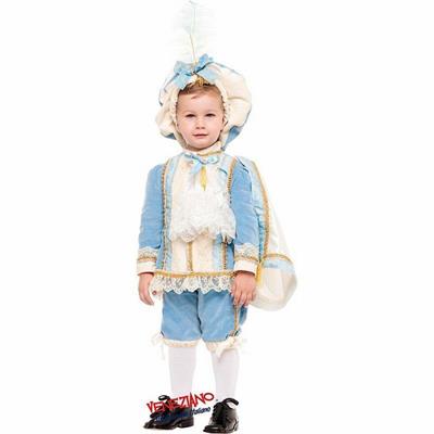 COSTUME PRINCIPE AZZURRO PRESTIGE NEONATO  TG 3