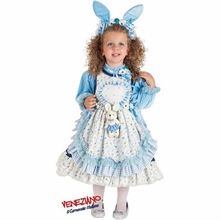 COSTUME PICCOLA ALICE PAESE DELLE FAVOLE 5101 TG 0.1.2.3.