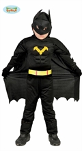 COSTUME SUPER EROE BAT BOY BAMBINO 10-12 ANNI