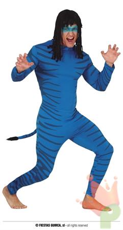 COSTUME FELINO BLU TAGLIA 48-50