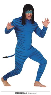 COSTUME FELINO BLU TAGLIA 48-50