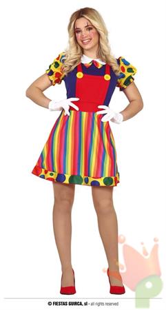 COSTUME CLOWN DONNA TAGLIA M 38-40