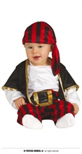 COSTUME BABY PIRATA 12-18 MESI